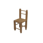 Sedia in legno 7x3,4x3,4 cm per presepe
