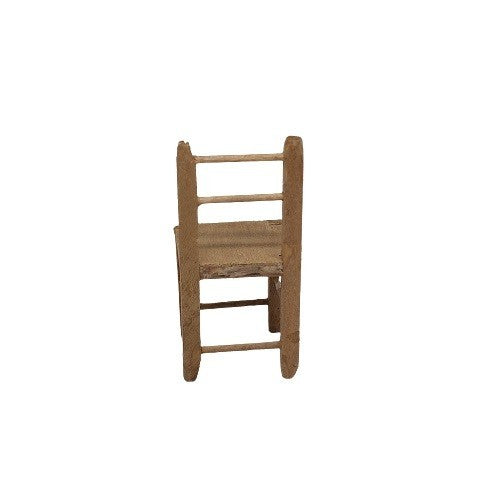 Sedia in legno 7x3,4x3,4 cm per presepe