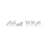 Set 6 pecore presepe 6 cm Landi Moranduzzo