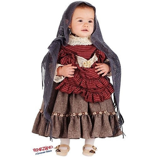 Costume vestito di carnevale Piccola Vecchietta 0 - 3 anni