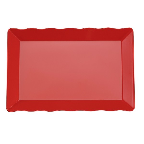 Vassoio in melamina 20x30cm Rosso
