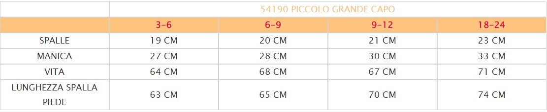Vestito costume di carnevale Piccolo Grande Capo 3 - 12 mesi