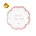 Piatti di carta 20cm Sweet Baby Shower Girl 8pz