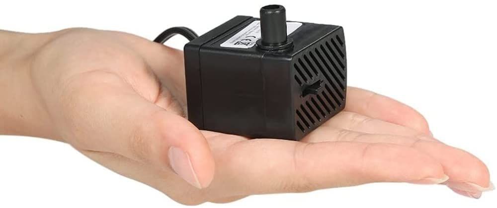 Pompa motorino sommergibile per acquario e presepe 2,5W 150L/H