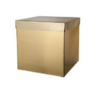 Scatola regalo a sorpresa Mini Box Surprise per palloncini 30x30x30 cm Oro