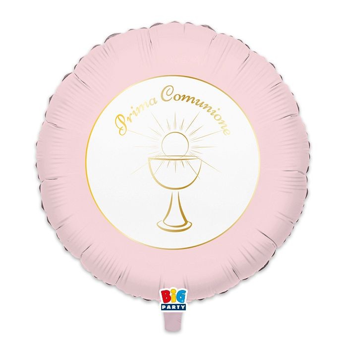 Palloncino 18"45cm Comunione Chic Rosa
