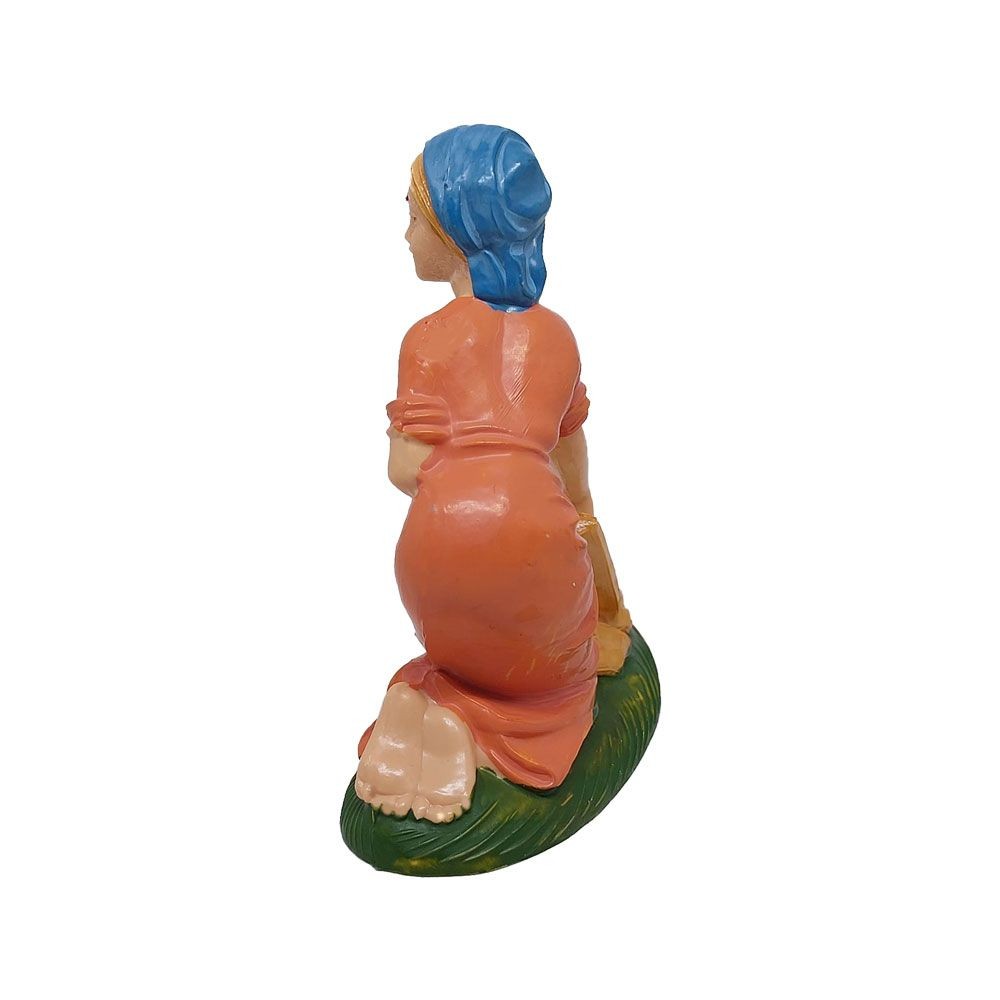 Satauina pastore di plastica Lavandaia 10 cm per presepe