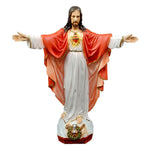 Sacro cuore di gesù braccia aperte 40 cm