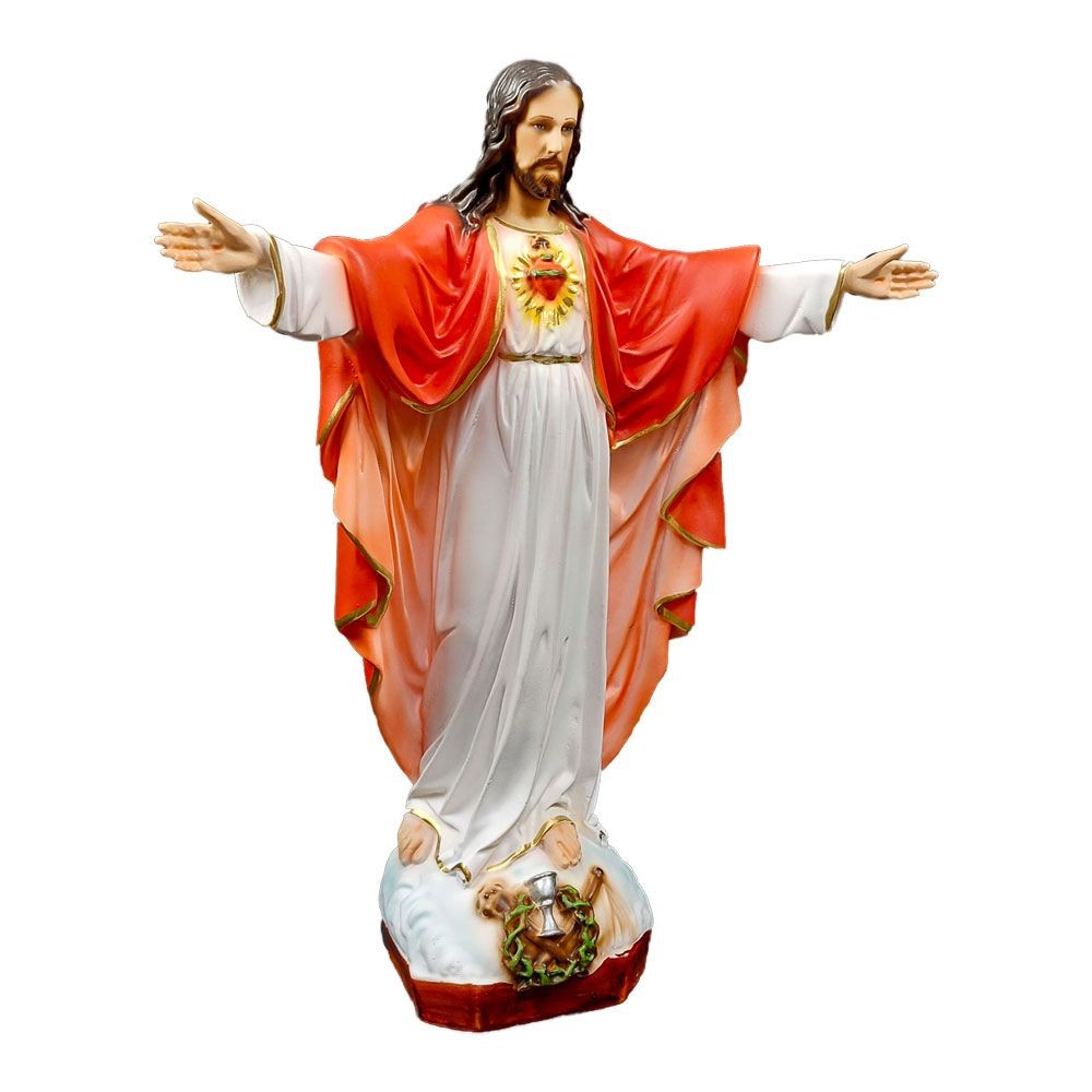 Sacro cuore di gesù braccia aperte 40 cm