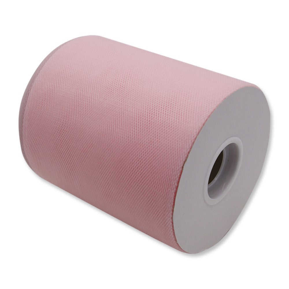 Rotolo Tulle h.cm.12,5 x mt. 100 Rosa Ch