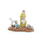 Pastori Statuina Gruppo scena domestica cm 10 per presepe Landi Moranduzzo