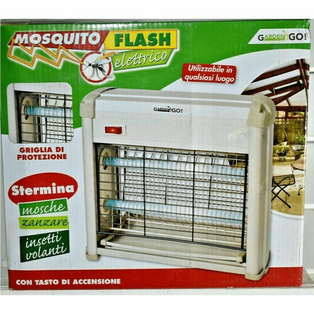 Zanzariera elettrica stermina zanzare mosche insetti volanti giardino campeggio
