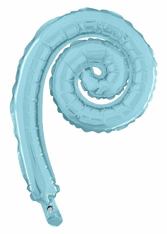 Palloncino spiralina celeste 26x36 cm