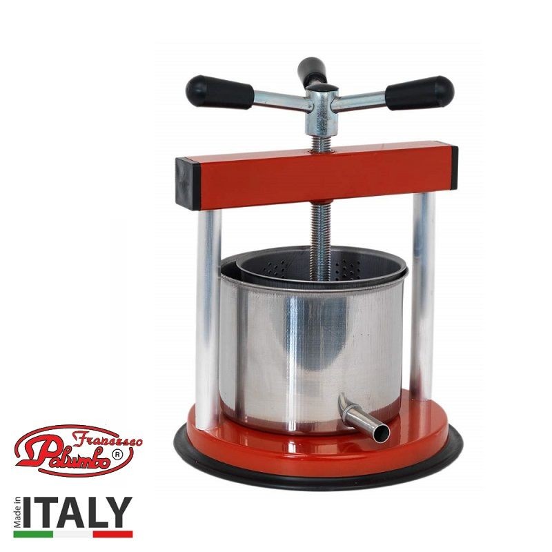 Torchietto torchio premitutto costruito in acciaio inox per alimenti 1,5 lt