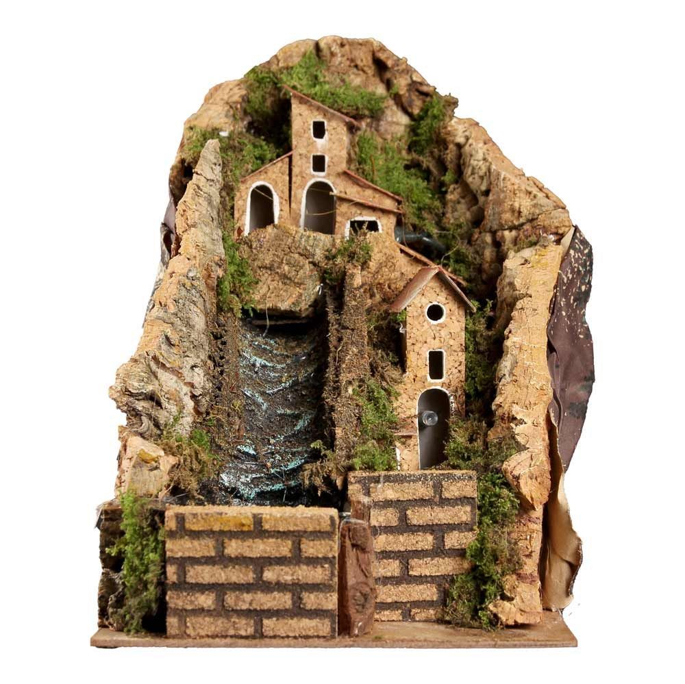 Ruscello per presepe con luci 15x20x20