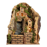 Ruscello per presepe con luci 15x20x20