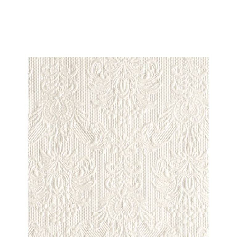 Tovagliolini di carta bianco perla 25x25 cm 15 Pz
