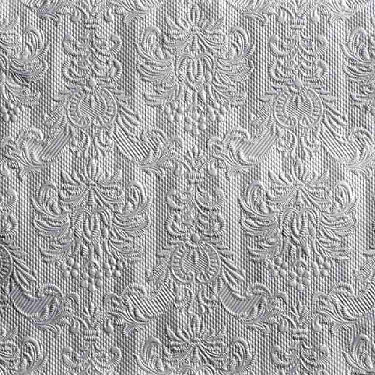 Tovaglioli di carta Argento damascato 15 pz cm 33x33