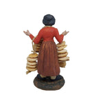Pastore statuina in terracotta dipinta a mano cm 12 tarallara
