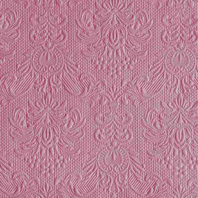 Tovagliolini Rosa Perla damascato 15 pz cm 33x33