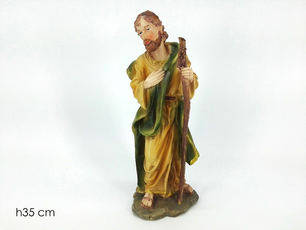 Pastori statuine Set Natività 35 cm di resina 12Pz per presepe