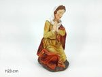 Pastori statuine Set Natività 35 cm di resina 12Pz per presepe