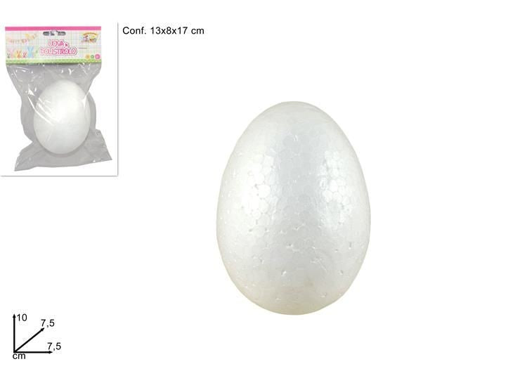 Uova di polistirolo 11cm ø7,5 cm