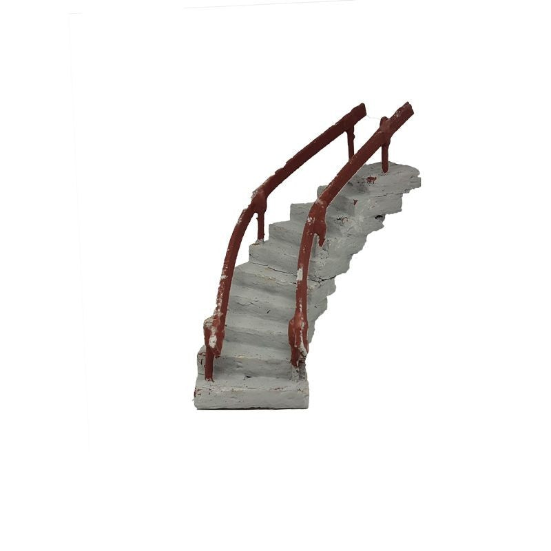 Scala curva con passamano 5x12x12