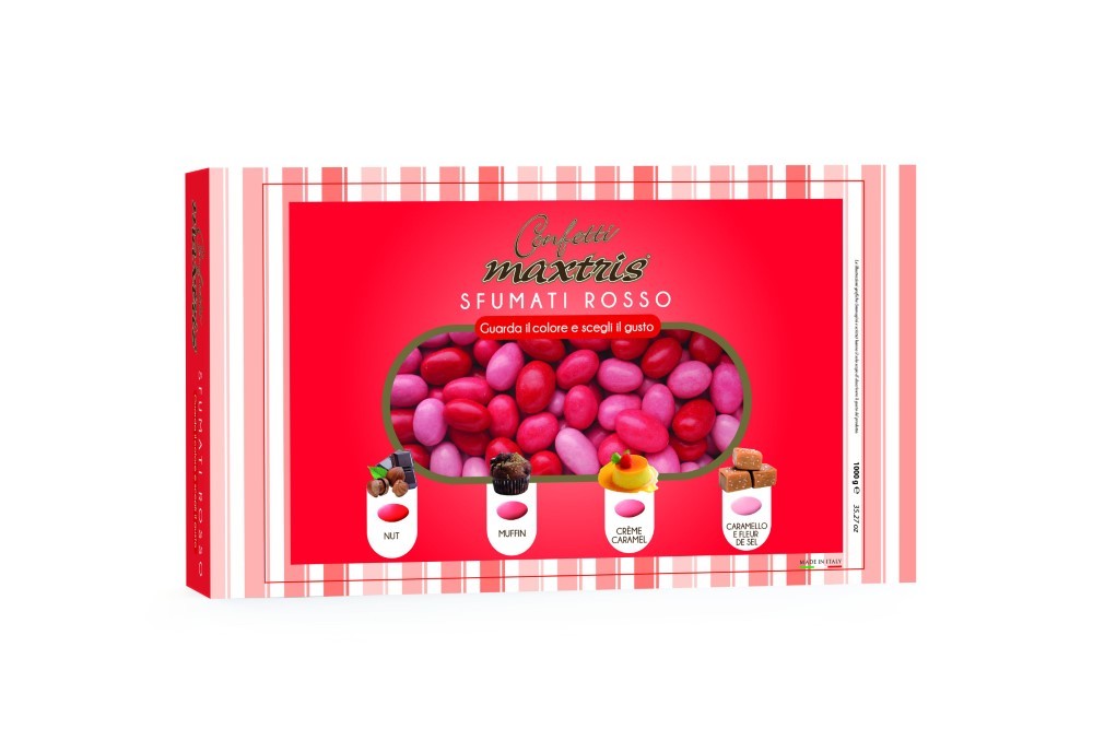 Confetti sfumati Rossi 1kg Maxtris senza glutine