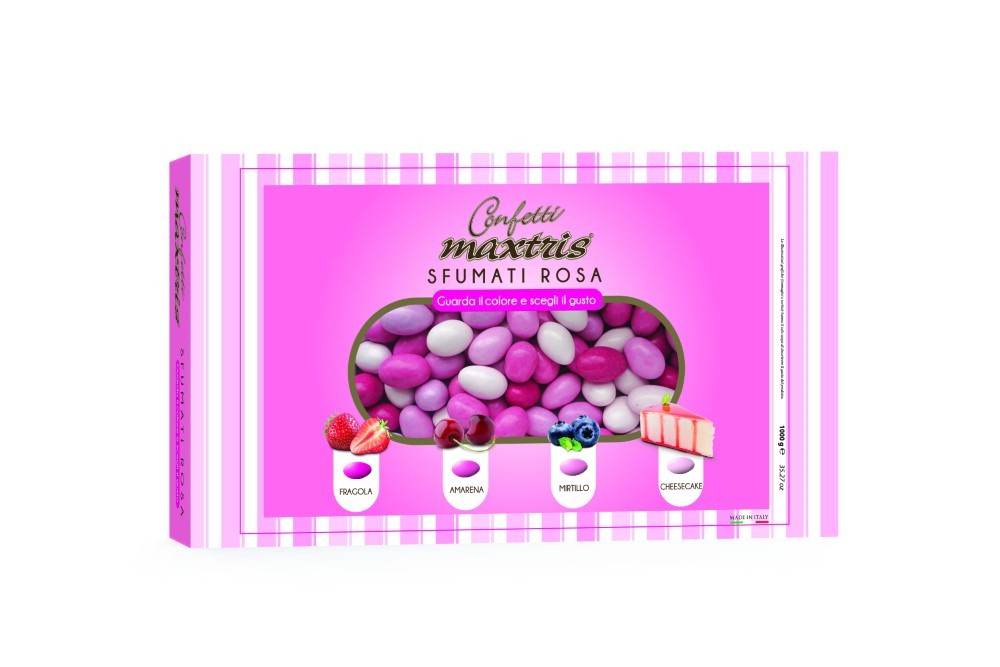 Confetti Maxtris Sfumati Rosa 1 Kg Senza Glutine