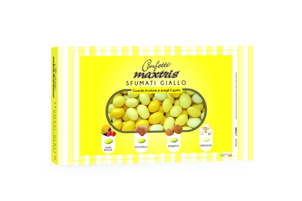 Confetti Sfumati Gialli 1kg Maxtris senza glutine