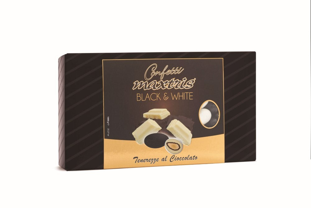Confetti Black e White 1kg Maxtris Senza Glutine