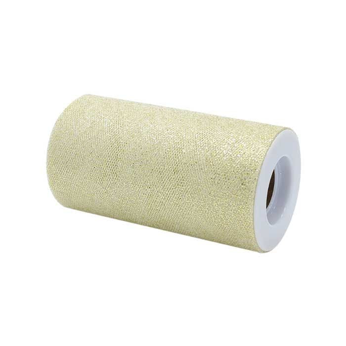 Rotolo Tulle 12,5Cm X 25 M Oro Light