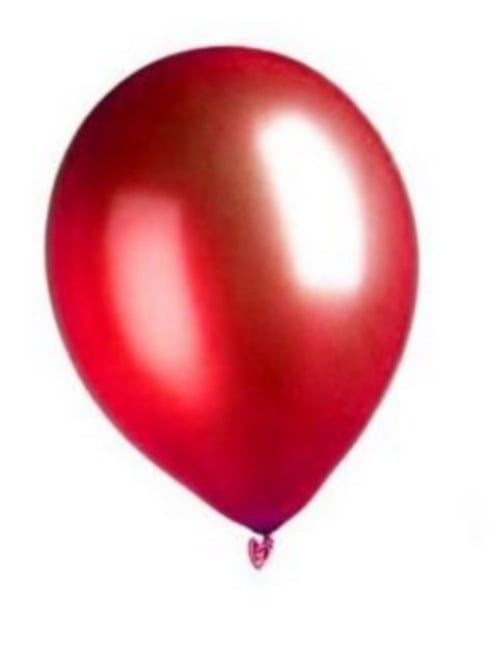 100pz Palloncini professionali 12"30cm Chrome Rosso 053