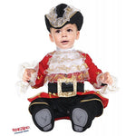 Vestito costume di carnevale Piccolo capitano Uncino da 3 a 24 mesi