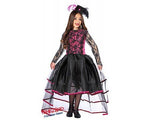 Costume vestito di carnevale Burlesque Royal da 7 a 10 anni