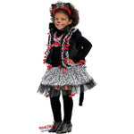 Costume vestito di carnevale Miss cat lusso da 3 a 6 anni
