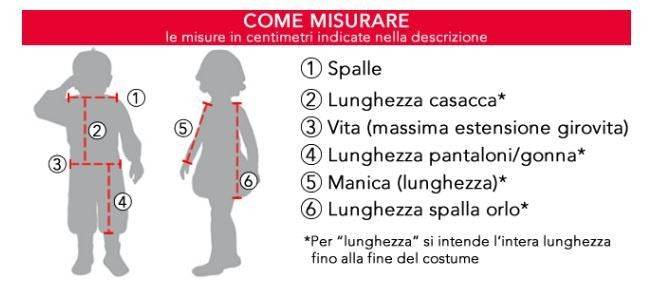 Costume vestito di carnevale Regina Maria Antonietta da 7 a 9 anni