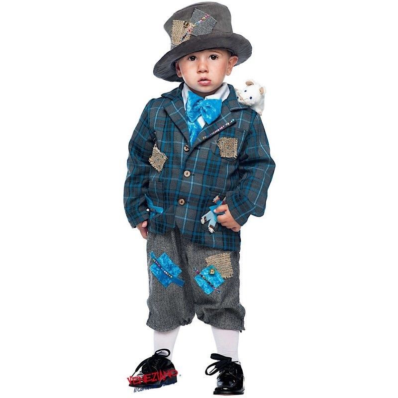 Costume vestito di carnevale Vagabondo da 4 a 6 anni
