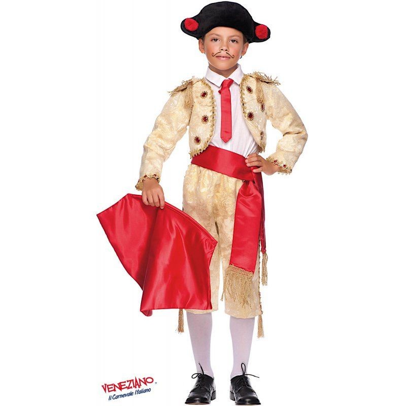 Costume vestito di carnevale Torero Manolete 7 - 10 anni