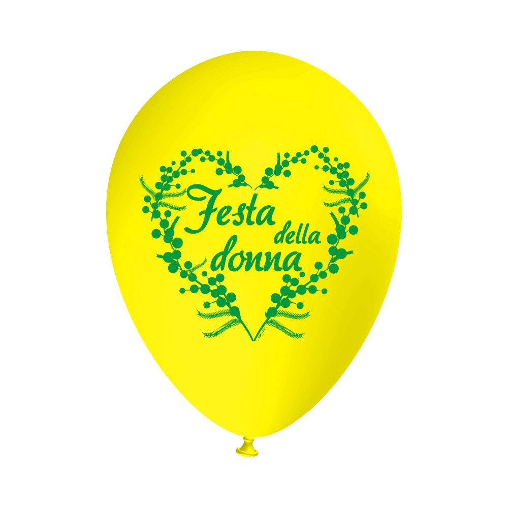 Palloncino 12"30cm Festa della donna Giallo