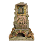 Tempietto presepe 25 cm in stile antico scenografia tempio