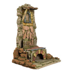 Tempietto presepe 25 cm in stile antico scenografia tempio