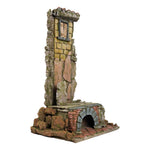 Tempietto presepe 30 cm in sughero e legno scenografia