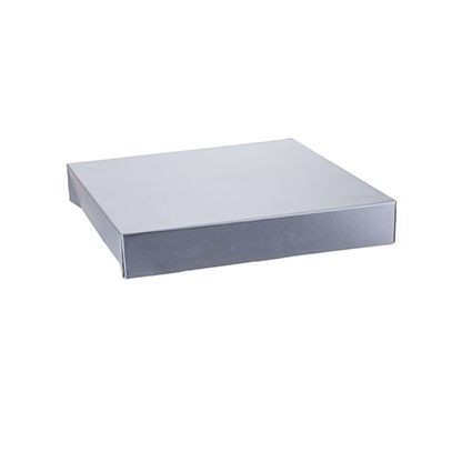 Scatola regalo a sorpresa Box Surprise per palloncini 50x50x50 cm Silver-Argento
