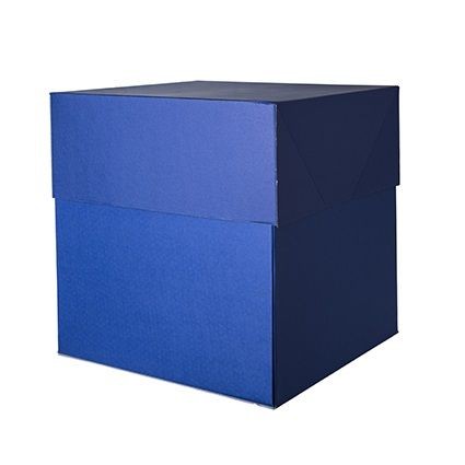 Scatola regalo a sorpresa Box Surprise per palloncini 50x50x50 cm Blu