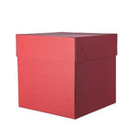 Scatola regalo a sorpresa Mini Box Surprise per palloncini 30x30x30 cm Rossa