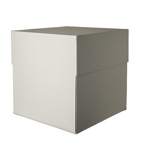 Scatola regalo a sorpresa Mini Box Surprise per palloncini 30x30x30 cm Bianca