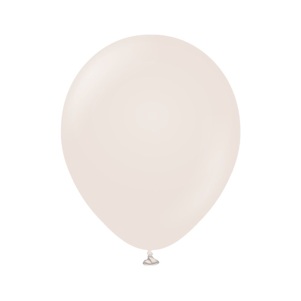 Palloncini professionalle vintage 18"45cm mongolfiera Bianco Sabbia 1pz