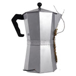Presepe moka media argento statuine 10 cm 40x32x50